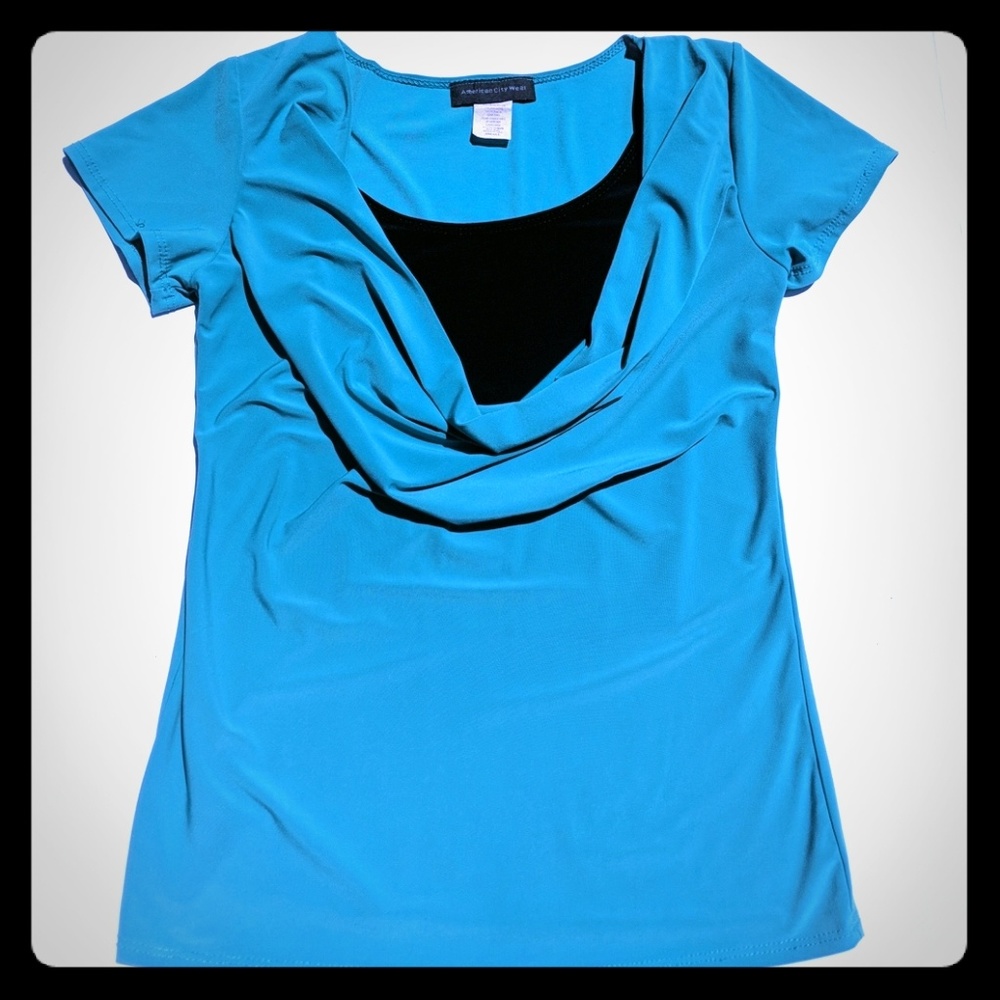 🌺 ACW Ladies Cowl Neck Elegant Blouse 🌺